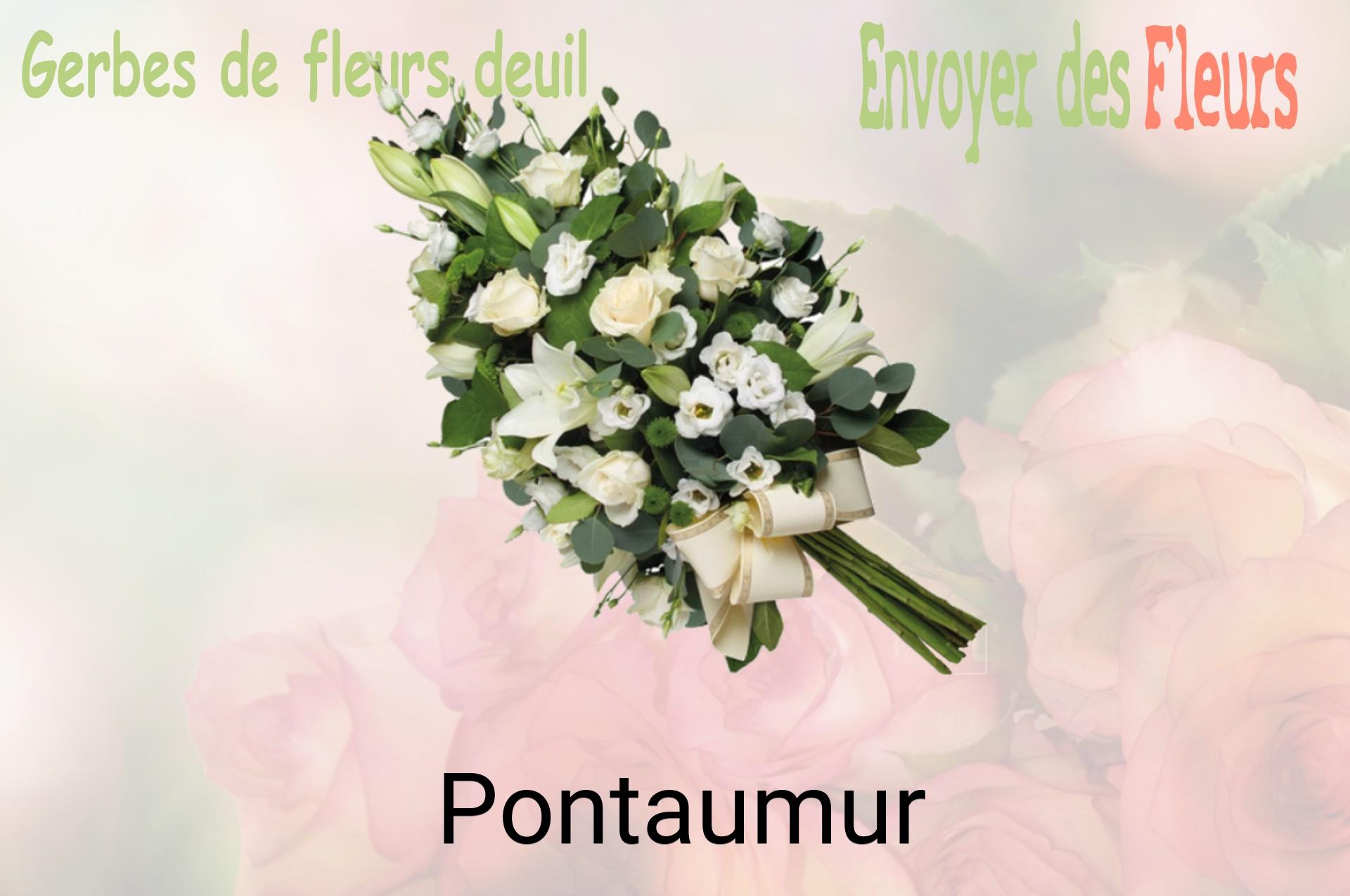 Gerbe de fleurs de deuil livrée à Pontaumur